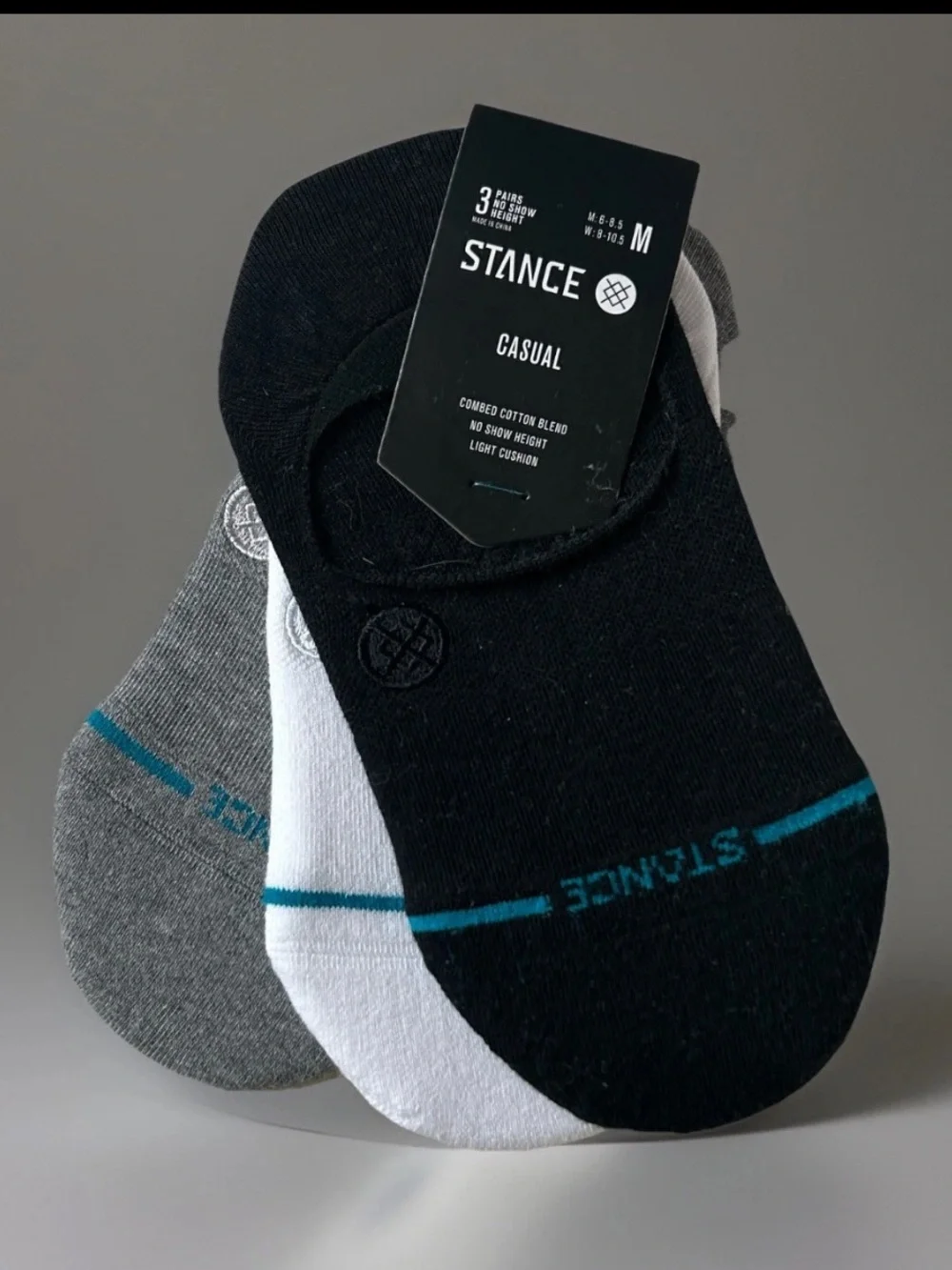 STANCE Women’s Casual Cotton Sport Socks Cushion No-Show *2 PACKS (of 3)